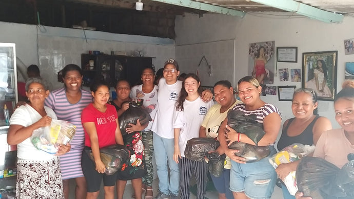 Delivery of food baskets in Barranquilla,Colombia 2023