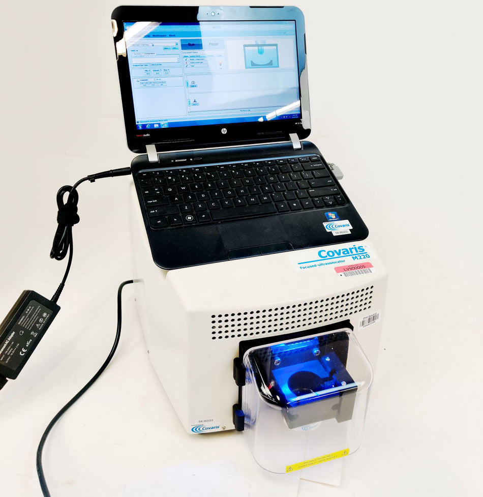 Covaris M220 Focused-Ultrasonicator DNA and Laptop with SonoLab 7 Tested