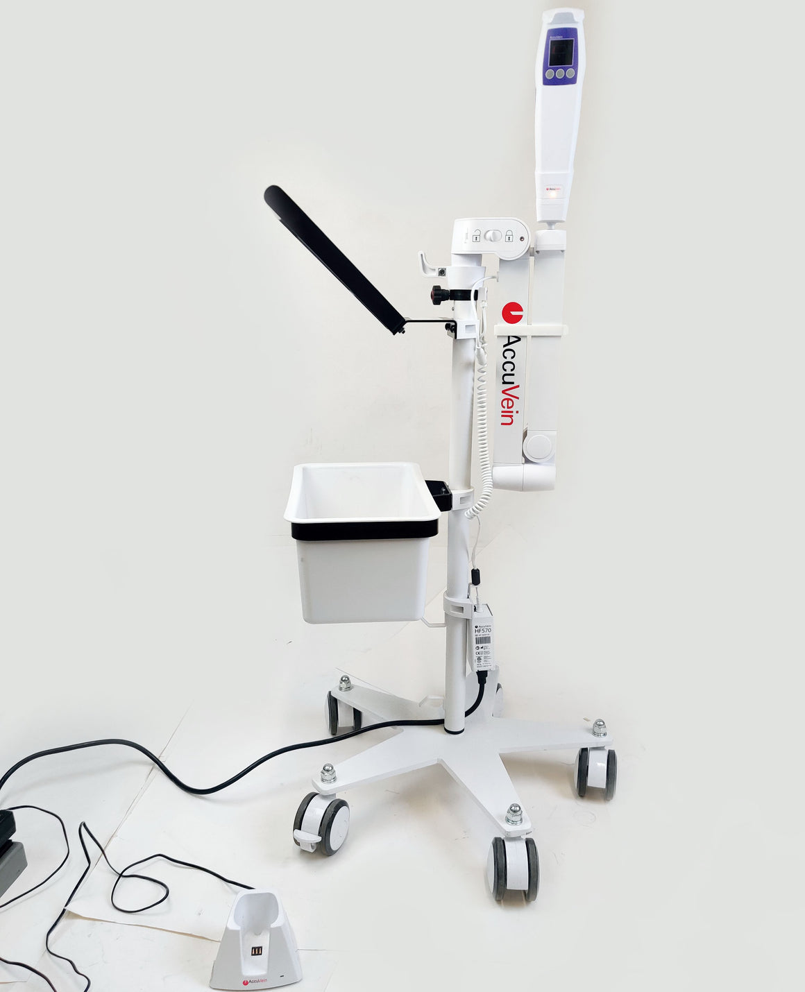 Accuvein AV500 Portable UV Light Vein Finder with Stand, Charger, - 