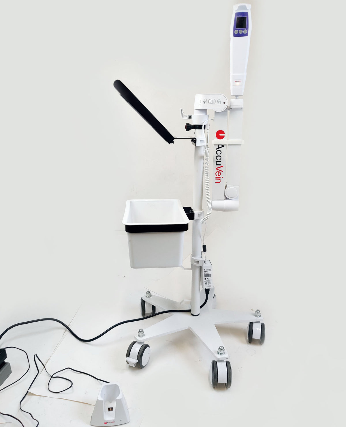 Accuvein AV500 Portable UV Light Vein Finder with Stand, Charger, - 