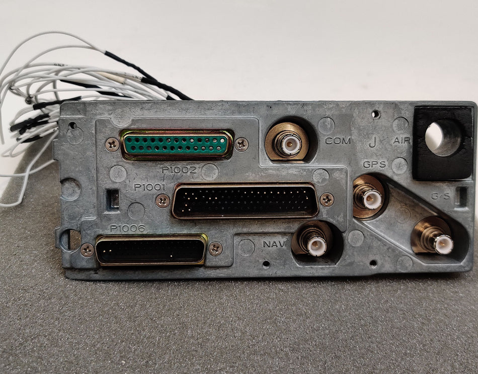 Garmin GNS-430 GNS-430W Backplate w Connectors and Cables 011-00676-00