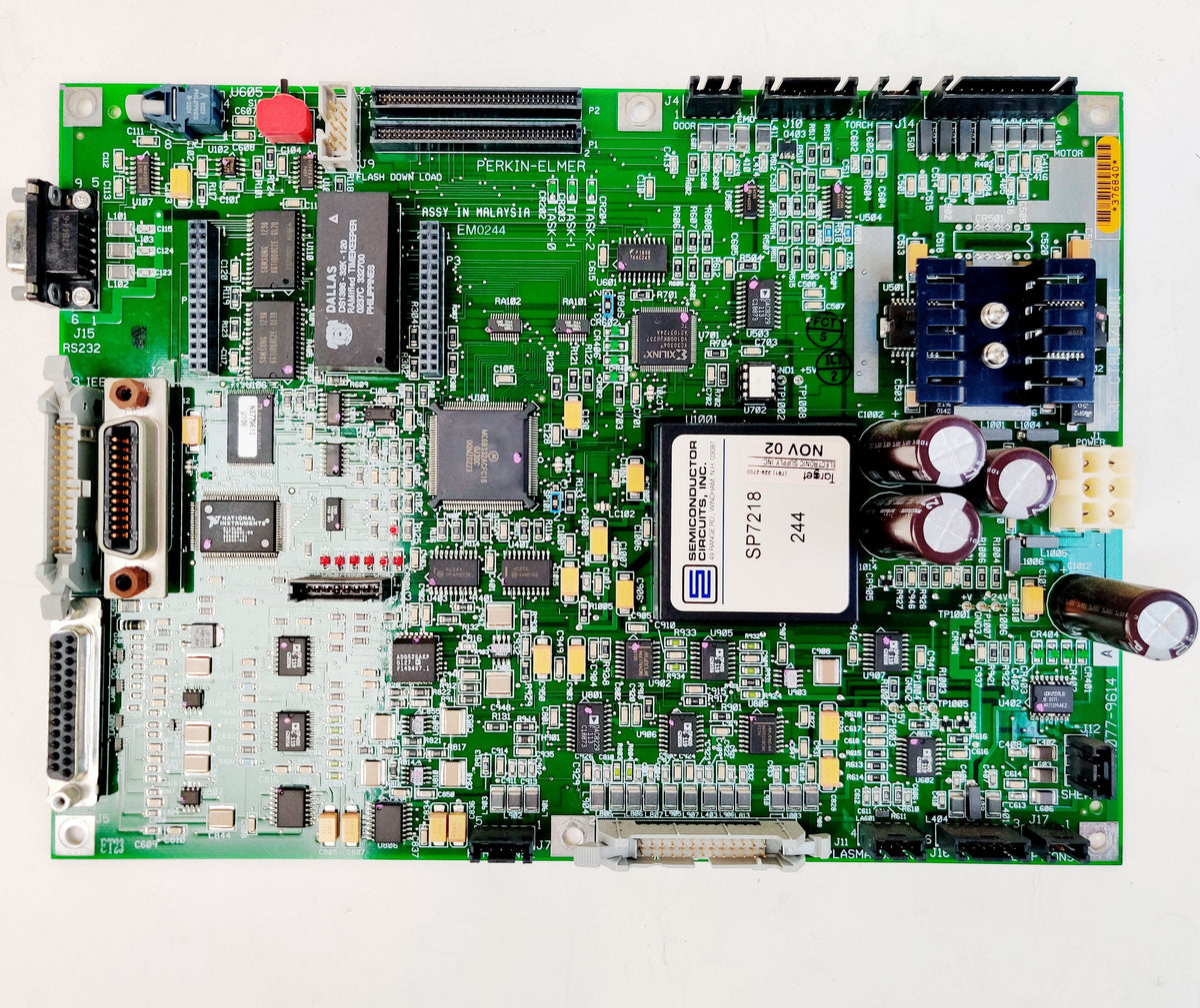 PerkinElmer Optima ICP OES N0779614 issue A PCB Board RF CTRLR/LIMIT IEEE - 
