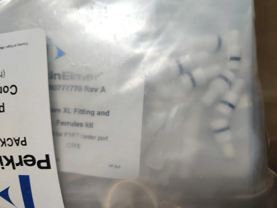 PerkinElmer NexION prepFast XL Fitting & Ferrules Kit N0777770 NEW