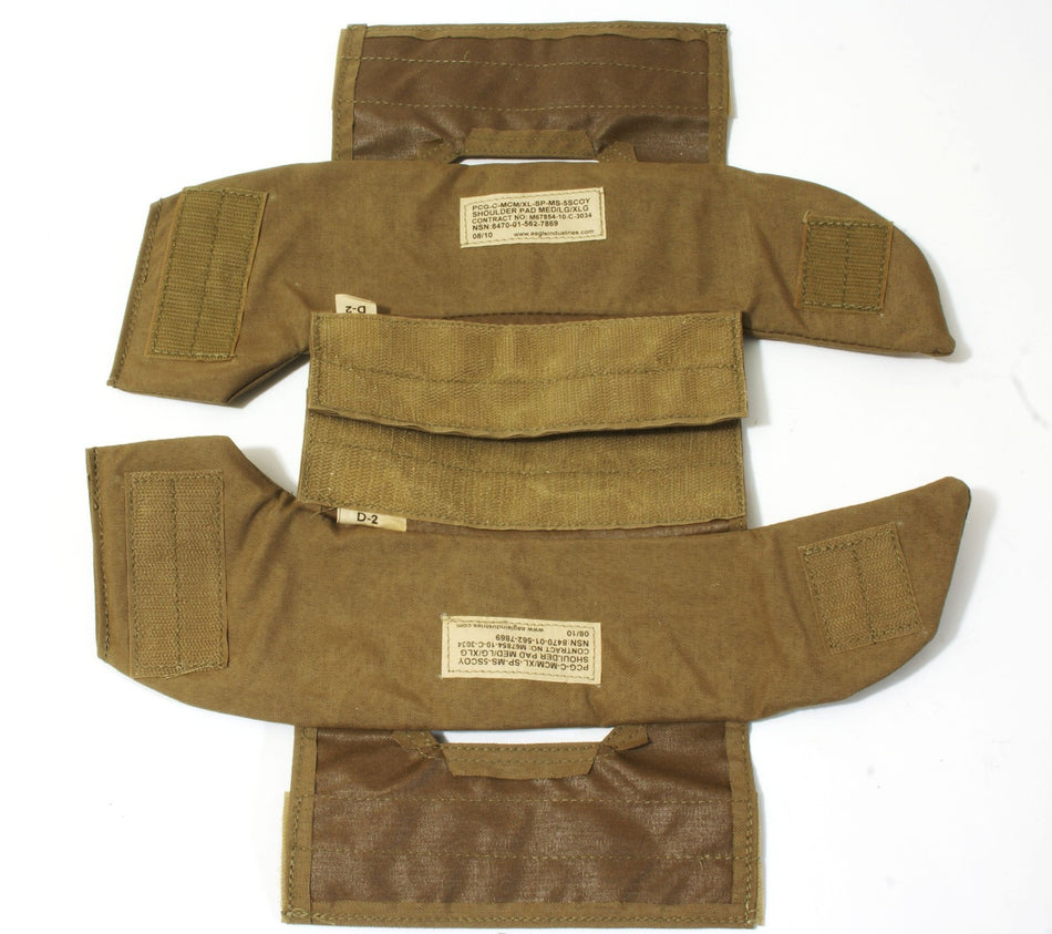 Shoulder PAD KIT ergonomic anti-slip Lightweight pads for Backpack, Hiking, Brie
