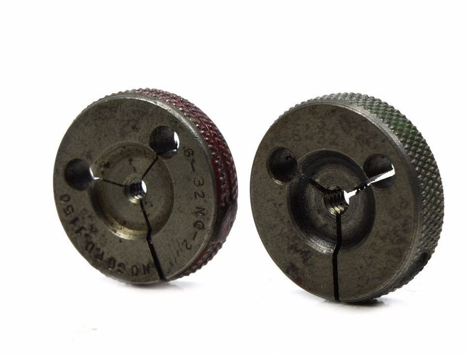 Go No Go 6-32 NC-2 Thread Ring Gage PD .1150 PD.1170