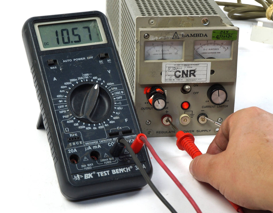 Lambda LP-521-FM Regulated Power Supply w Overvoltage protector LHOV-5