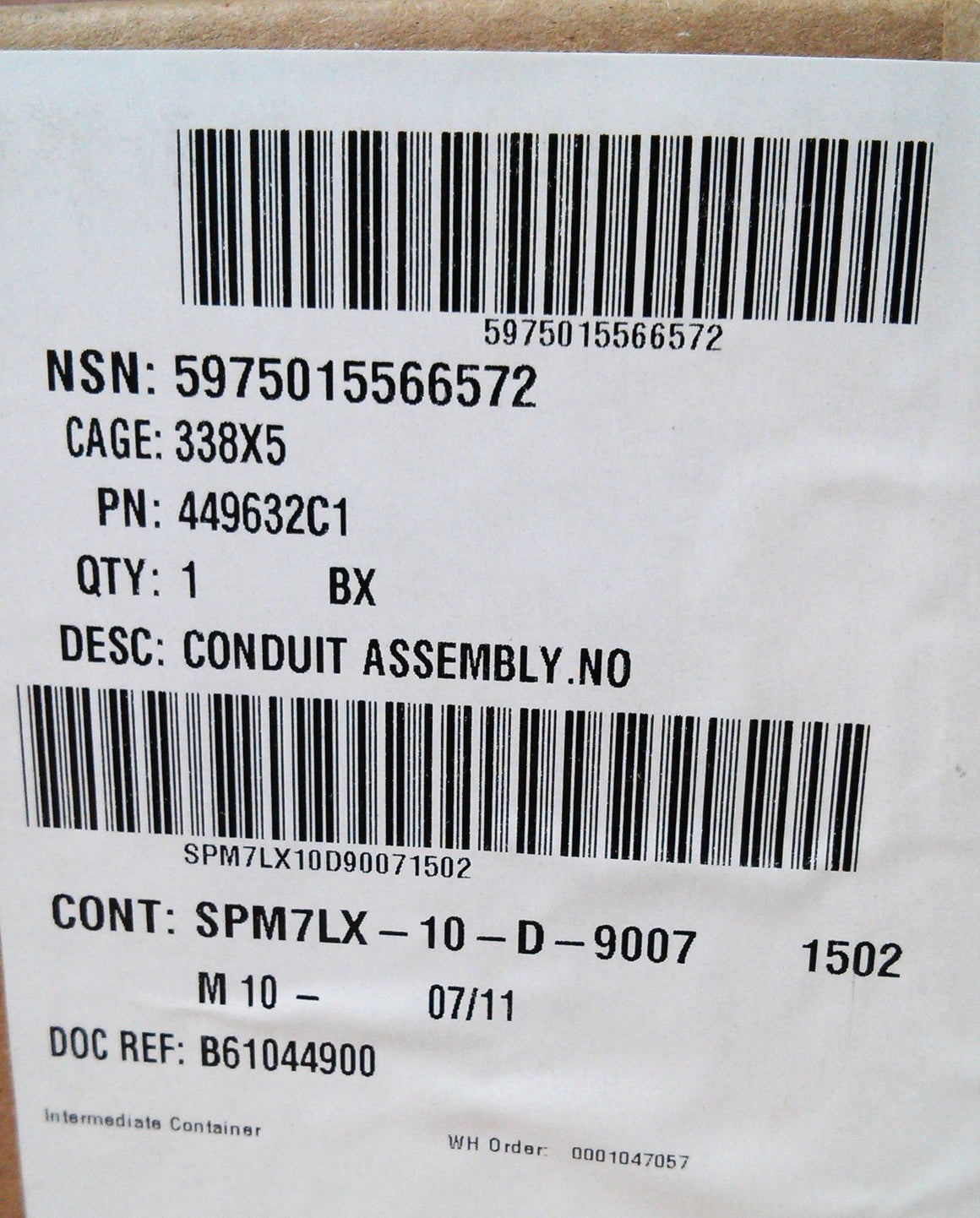 50' FORD/NAVISTAR split convoluted tubing conduit 1/2"  449632C1 ( 4C4Z14A099HA)
