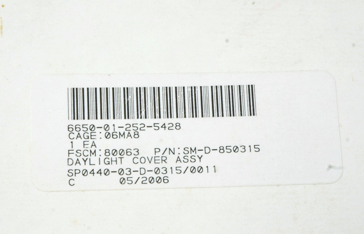 Valcore Nightvision sight Daylight Cover SM-D-850315-1 NEW