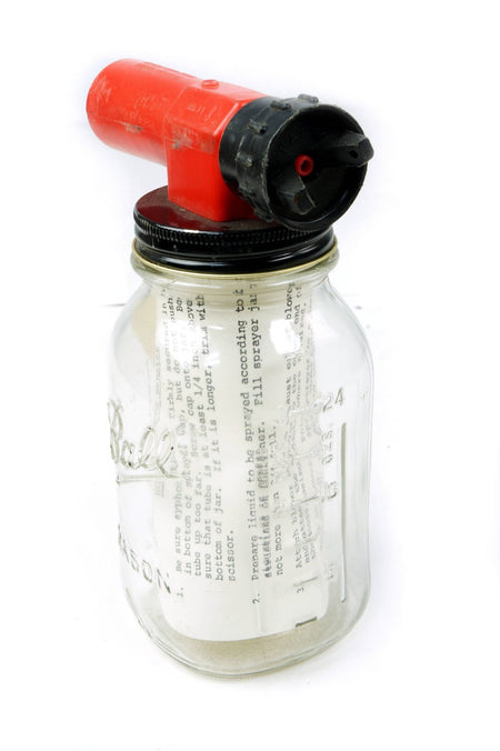 Vintage 24 oz Ball Mason Jar with Clements Sprayer Attachment