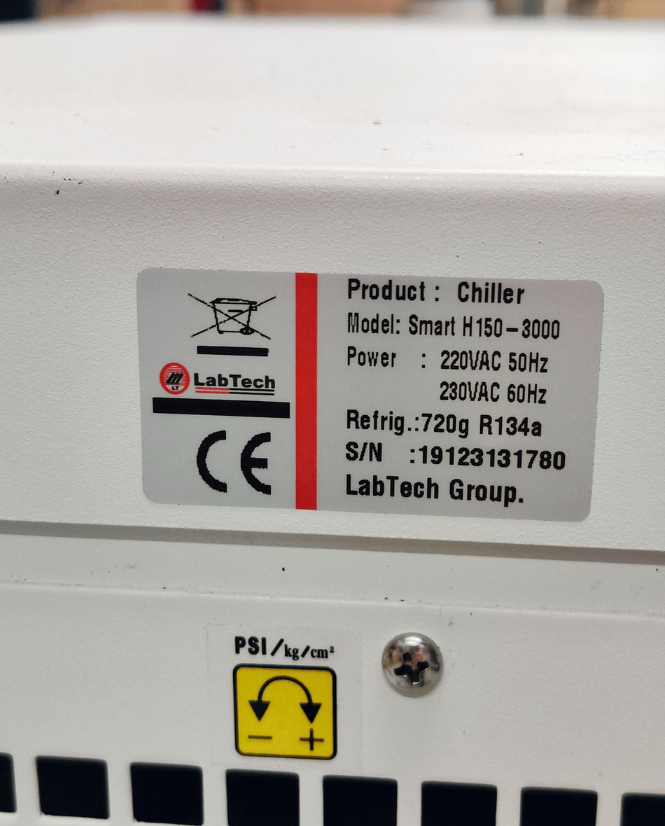 Recirculating Water Chiller 3000 Watts 3.5L LabTech H150 Series H150-3000 Lab