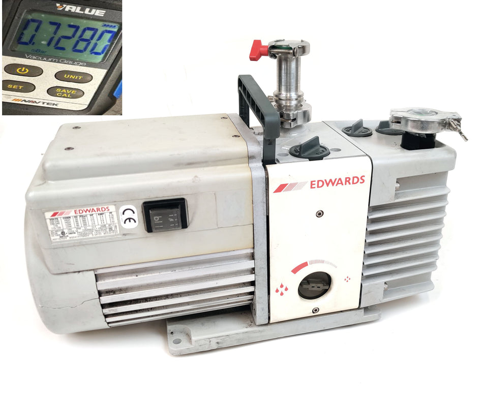 Edwards RV3 Rotary Vacuum Pump A65201903 2.3CFM 240V / 120V Tested