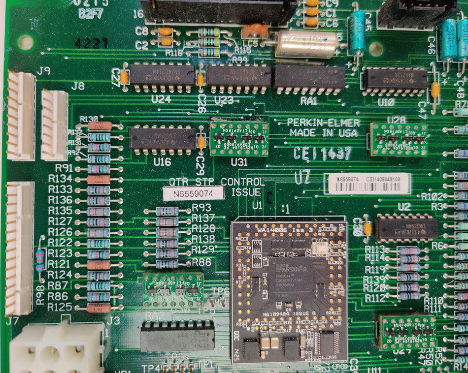 PerkinElmer PerkinElmer Clarus GC N6559074 rev C or D QTR Step Controller Board PCB