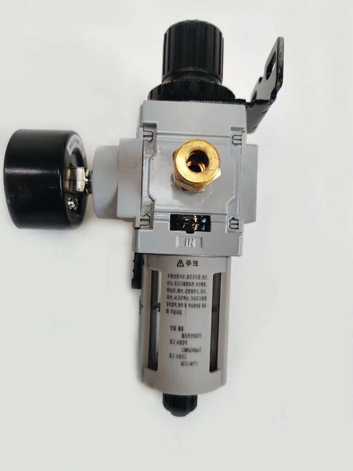 Air Filter-Regulator Piggyback 1/4" NPT 145 PSI compare Parker 06E18A11AC