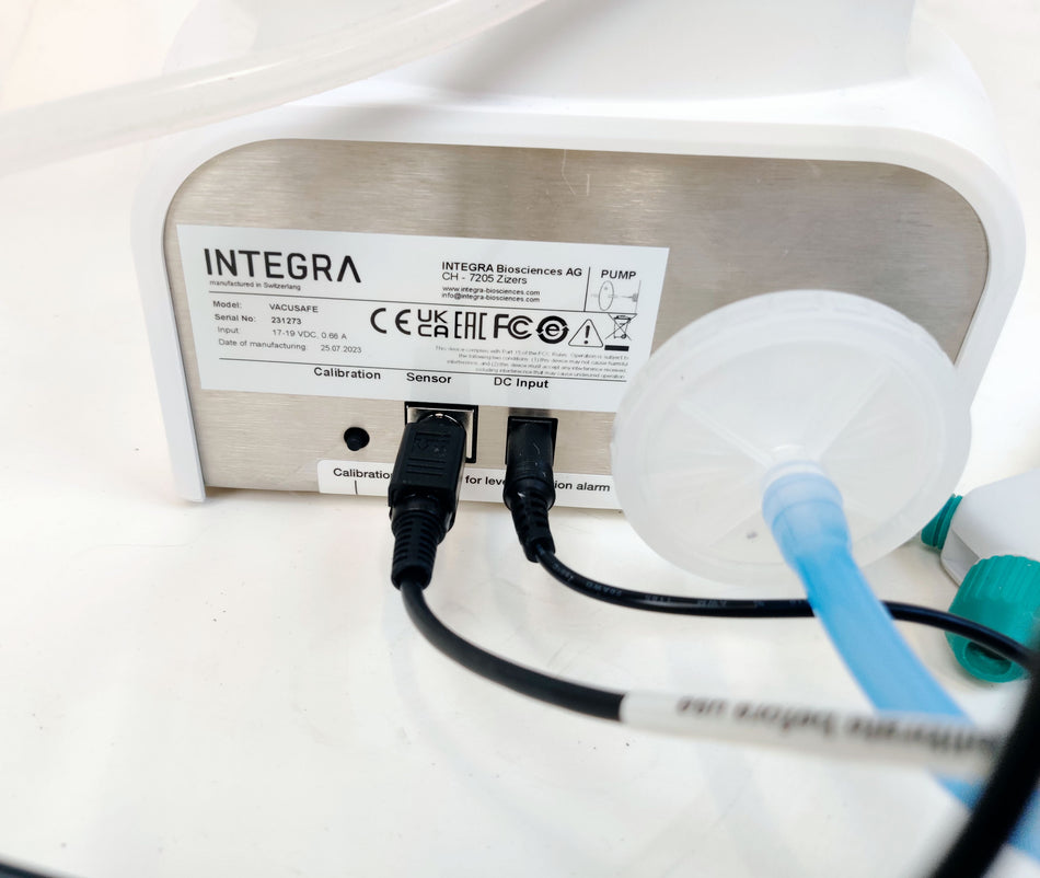 Integra Biosciences Vacusafe Aspiration System w Vacuboy and 4L Container Tested