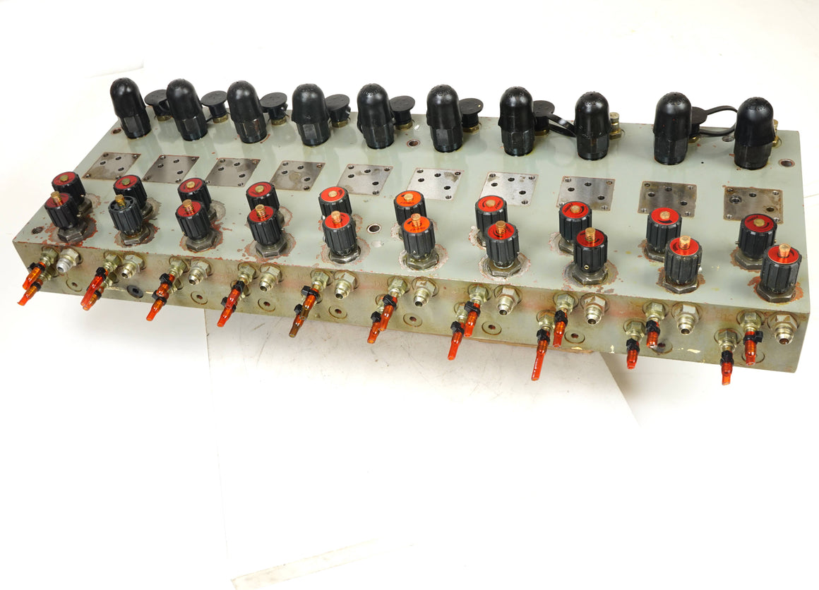 Bosch Rexroth AGA-2347-0-D Station Manifold for 10 Hydraulic Valves M-3SE6