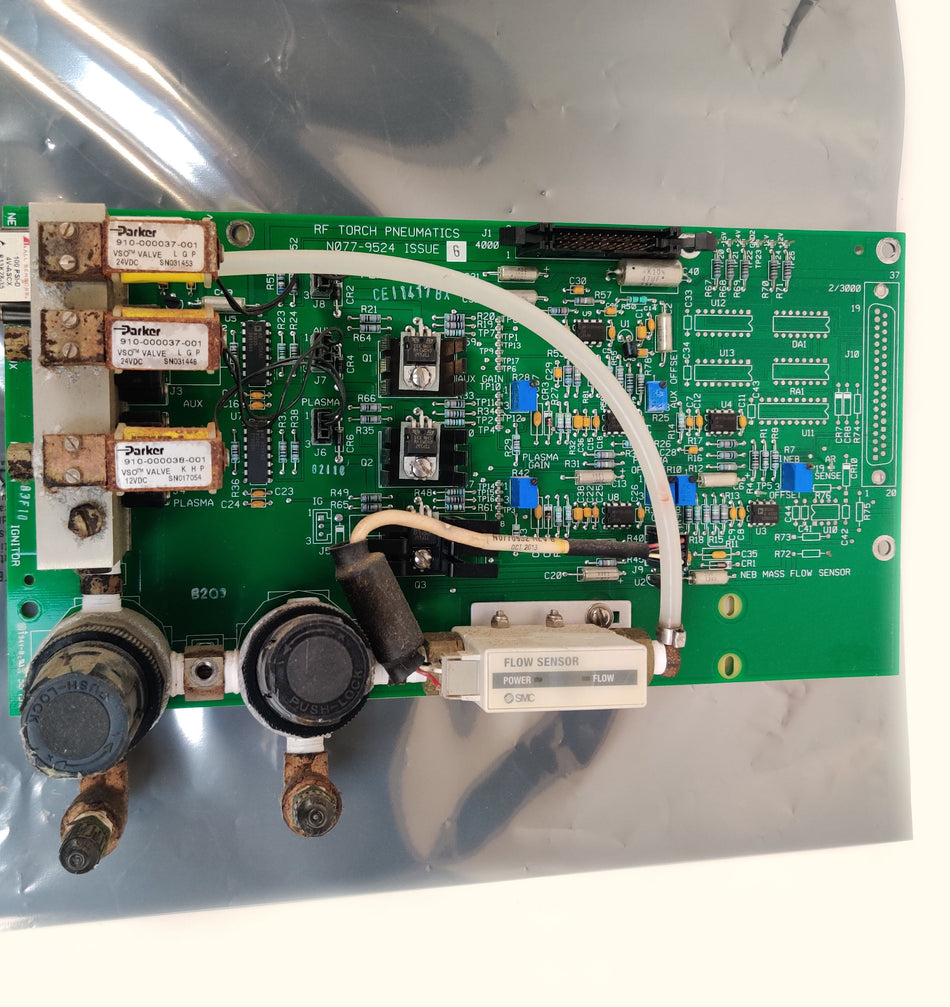 PerkinElmer Optima N0779524 issue F, G, I RF Torch Pneumatics Control PCB