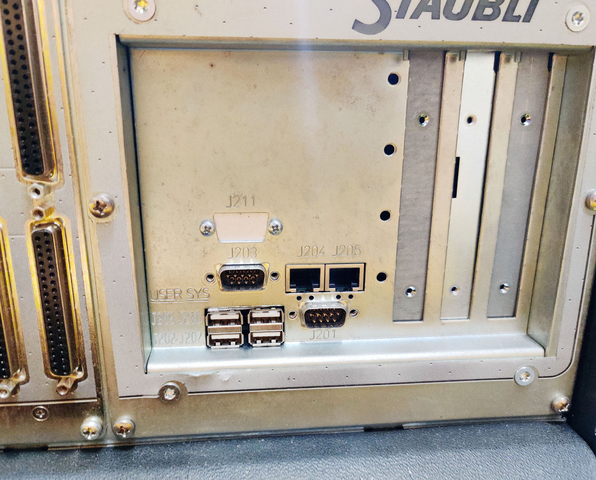 Staubli TX60 L 2 kg Robot Arm 6-Axis with CS8C Controller and Harness Cables