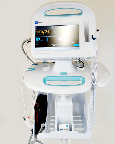 Welch Allyn Connex 6000 Vital Signs Monitor 64NTXX, NIBP, SPO2, Cuff & - 