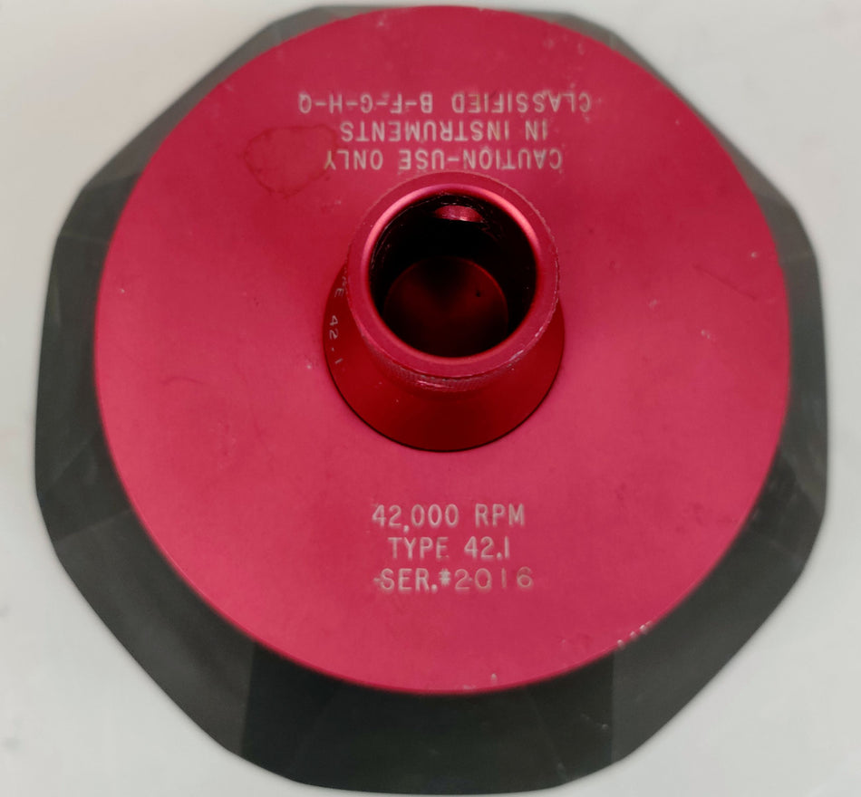 Beckman Coulter Type 42.1 Centrifuge Rotor w / Lid 8 x 38.5 mL 42,000 RPM