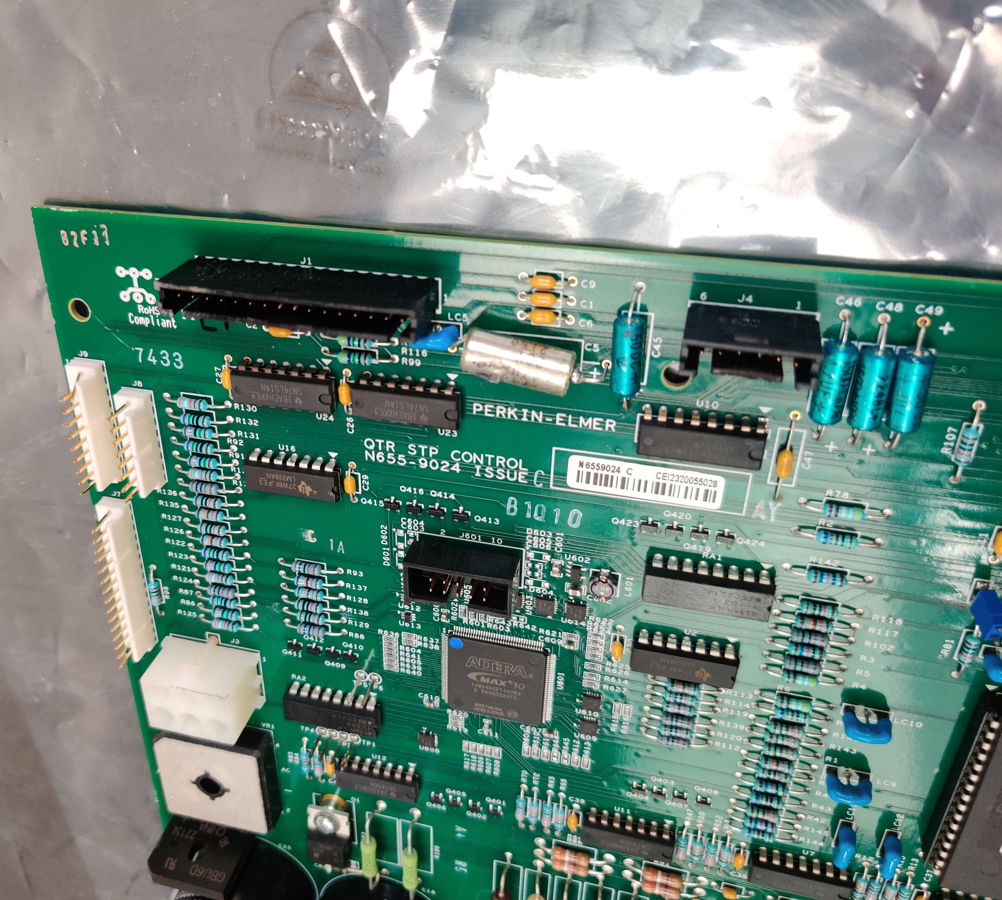 Motor Control Board PerkinElmer N6559024 Clarus and Autosystem XL GC