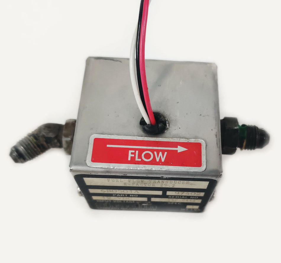 Shadin 680501A Fuel Flow Transducer Assembly 12V with K-Factor 28.8