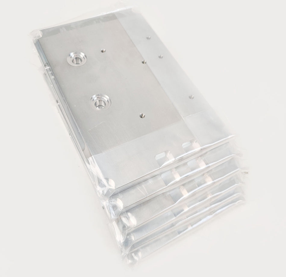 Lot of 6 Aluminum Plates 1/2" x 7.5" x 5" | 6061 Grade | Lab-Sourced (Mass Spec)