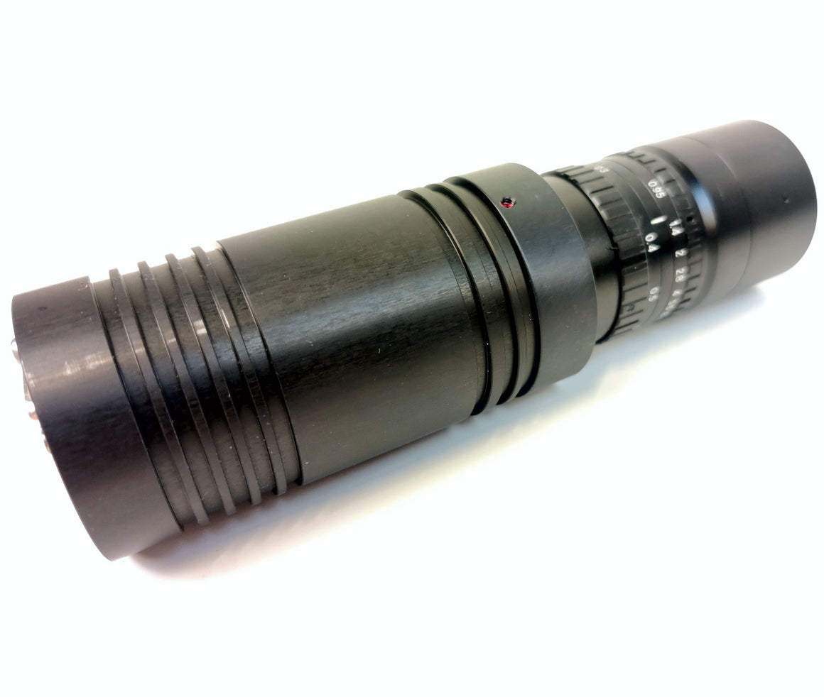 MX5 Monochrome CCD Camera C-Mount w Navitar TV Lens F0.95 17mm for Slit Lamps