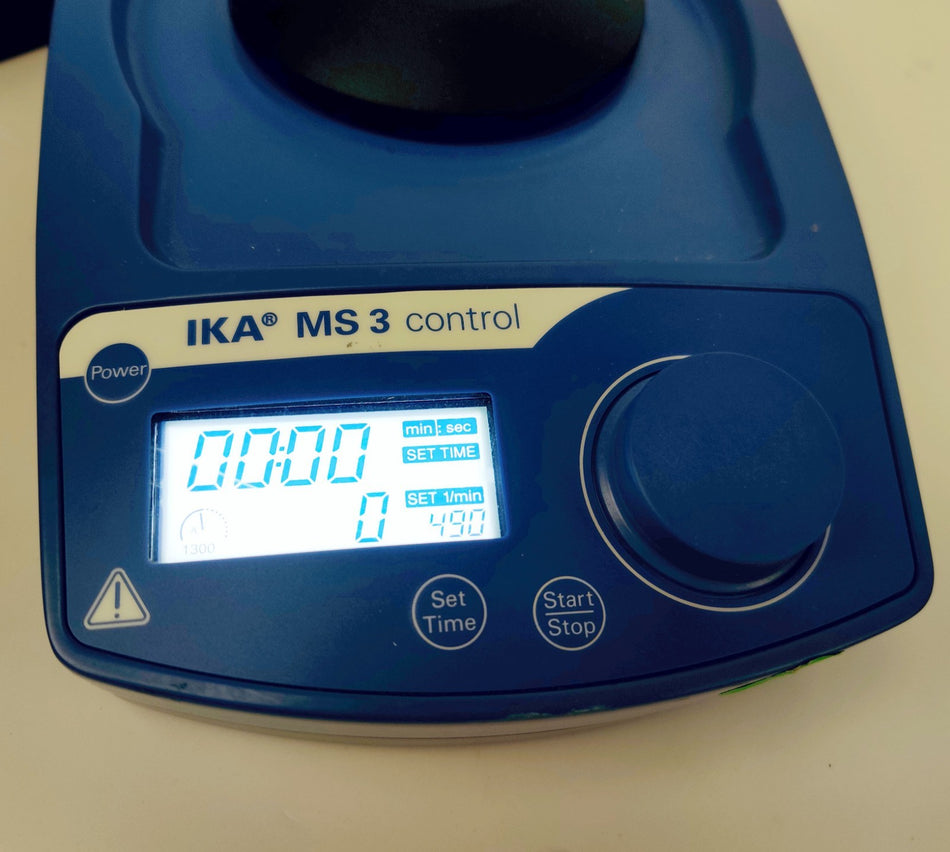 IKA MS3 Control Variable Speed Vortex Mixer Shaker w MS 3.1 Attachment Tested