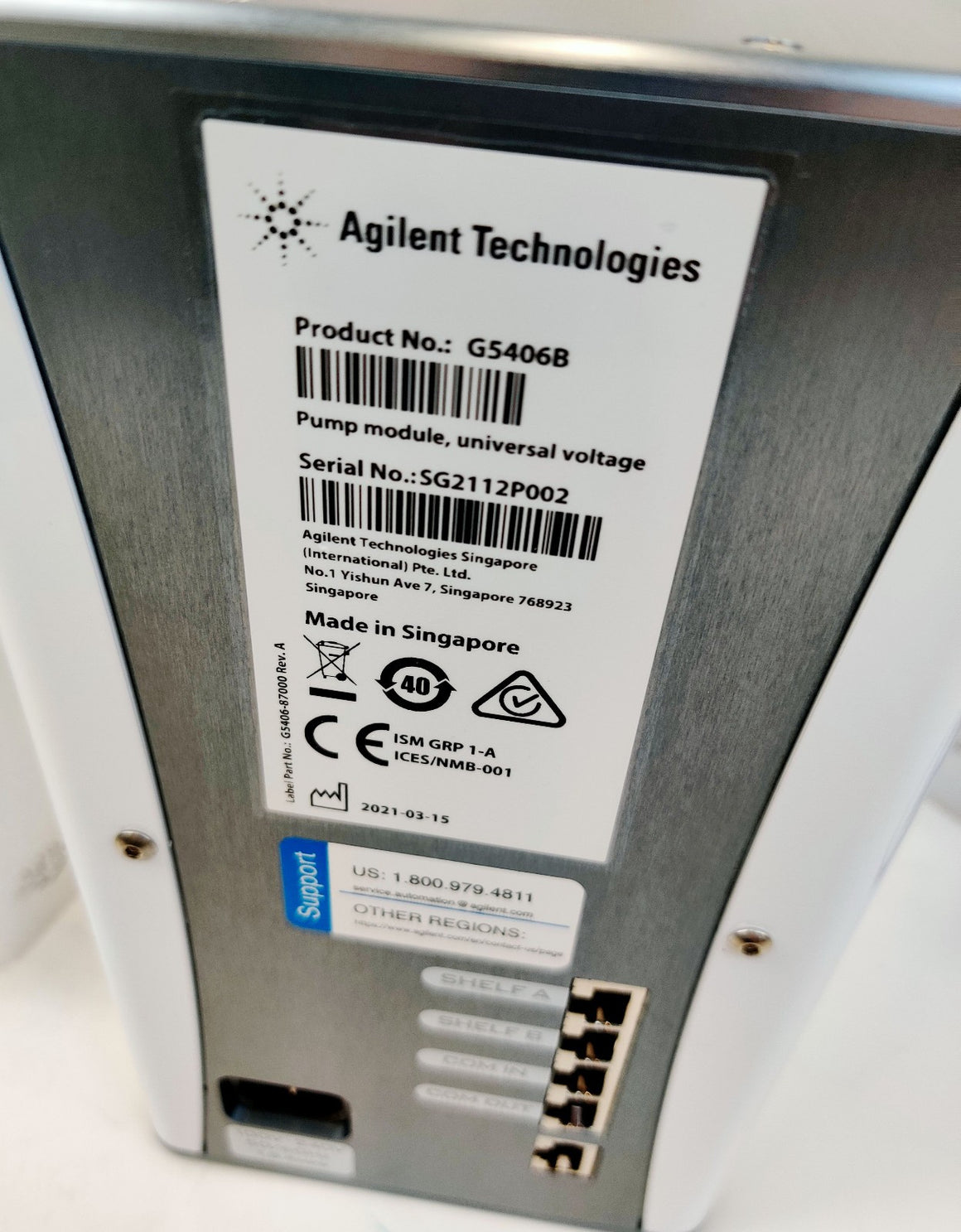 Agilent Bravo Liquid Handling System Universal Voltage Pump G5406B New