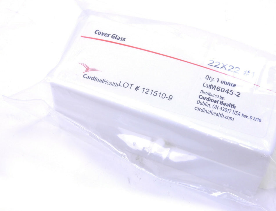 Cardinal Health Cardinal Health M6045-2 Cover Glass 22 x 22 mm