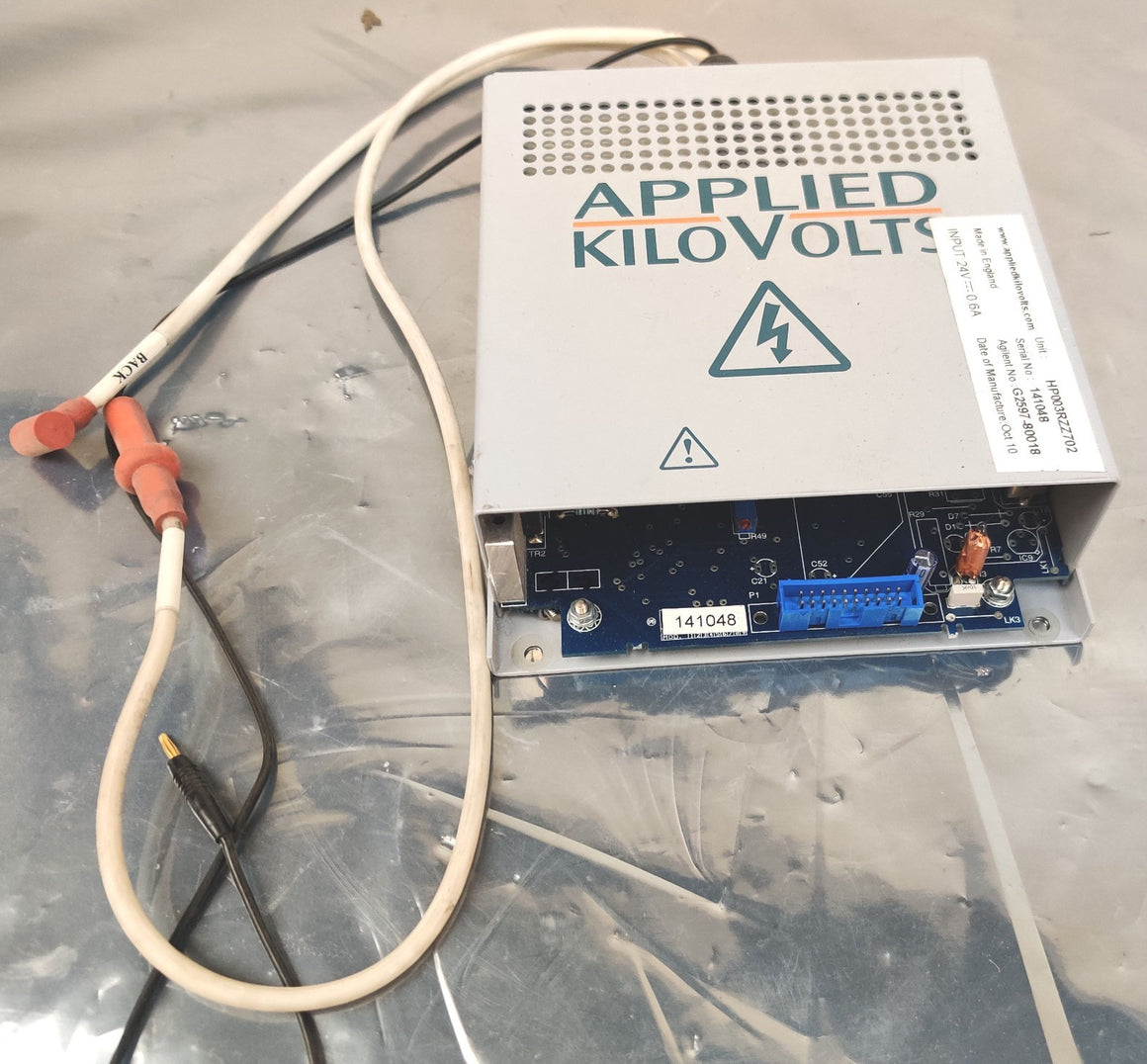 Applied Kilovolts HP003RZZ702 3kV Power Supply 24V 0.6A Agilent TOF 6200 Tested