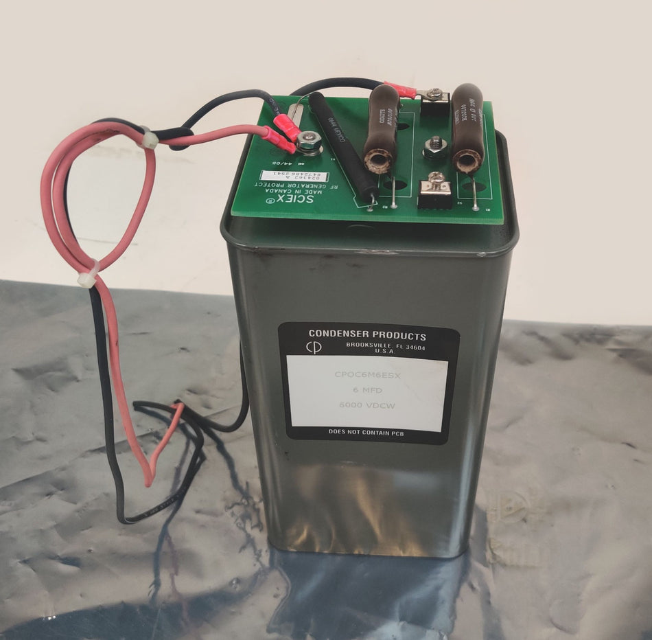 PerkinElmer Sciex DRC 9000 6000 Capacitor 6000VDC w/ RF Generator Protect PCB