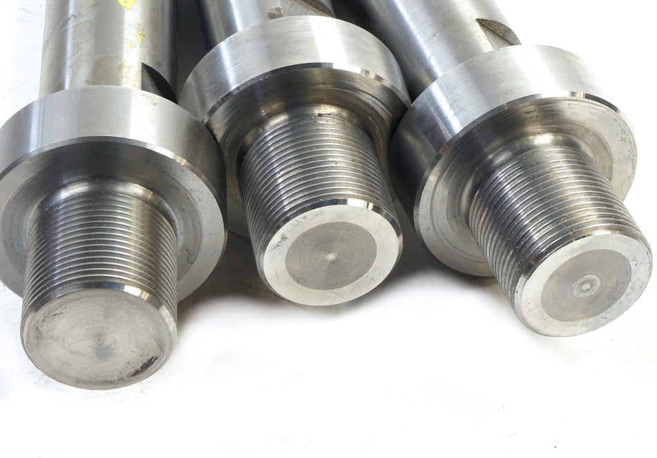 CNC Lot of 3  CNC Machinist Threaded Lathe Mandrel 1.505" OD 9" Length
