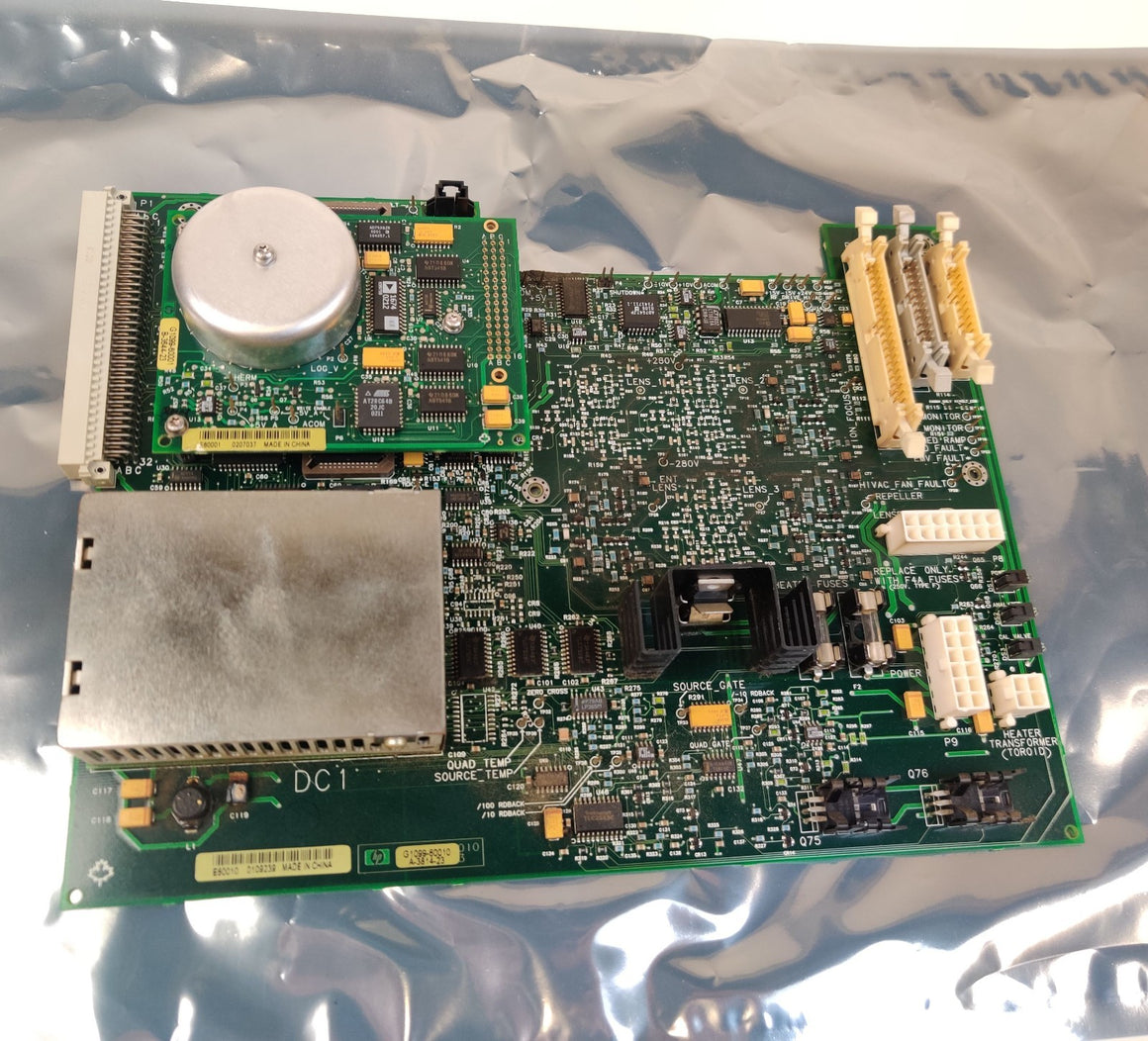 Agilent 5973N MSD Detector Mainboard G1099-60010 With G1099-60001 Log Amp Tested