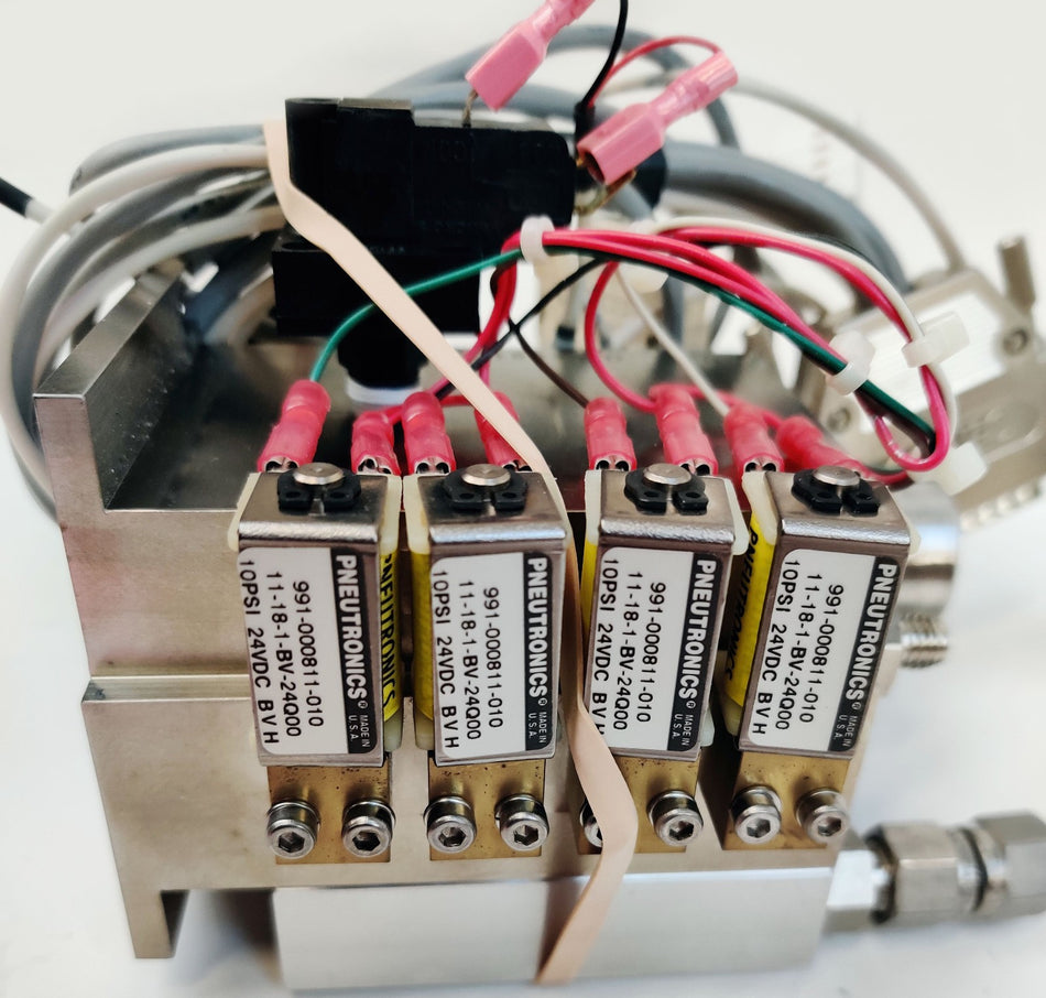 AB Sciex API 2000 LC/MS Source Exhaust Line Assy w/ Solenod Valves Tested