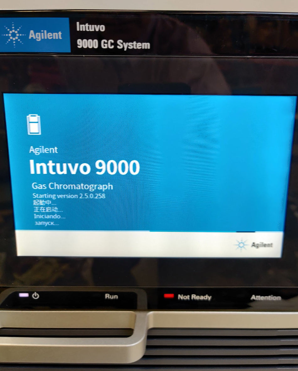 Agilent Intuvo 9000 G3950A Gas Chromatograph System w/ S/SL Inlet Injection