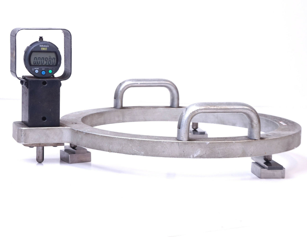 FEG 6/8"- 7/8" Shallow Diameter Offset Bore Depth Gage, 3 Point Donut Frame