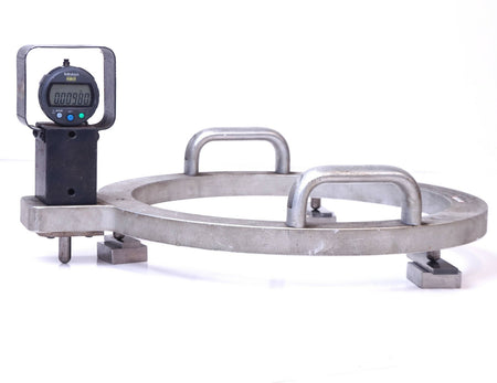 FEG 6/8"- 7/8" Shallow Diameter Offset Bore Depth Gage, 3 Point Donut Frame