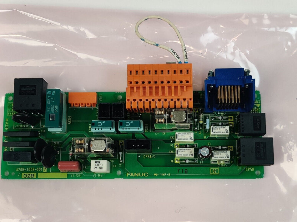 Fanuc A20B-1008-0011 Power Supply PCB for R-J3IB Mate Robot. Working