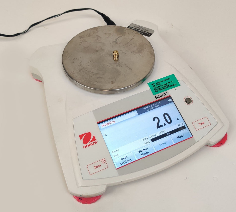 Ohaus STX421 Portable Touchscreen Scale Analytical Balance 420g x 0.1g