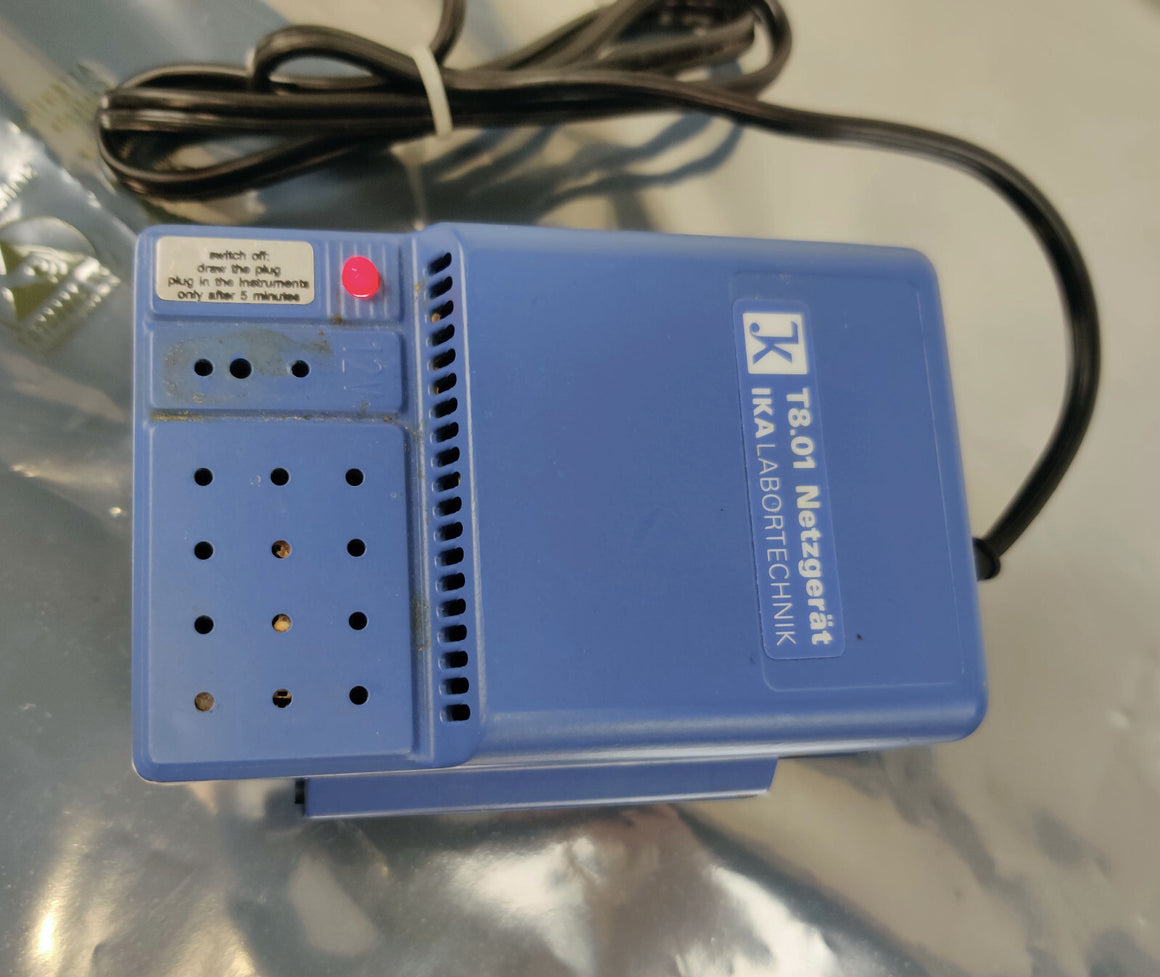 IKA Labortechnik T8.01 S1 Power Supply Unit 12V for T8 Ultra-Turrax Homogenizer