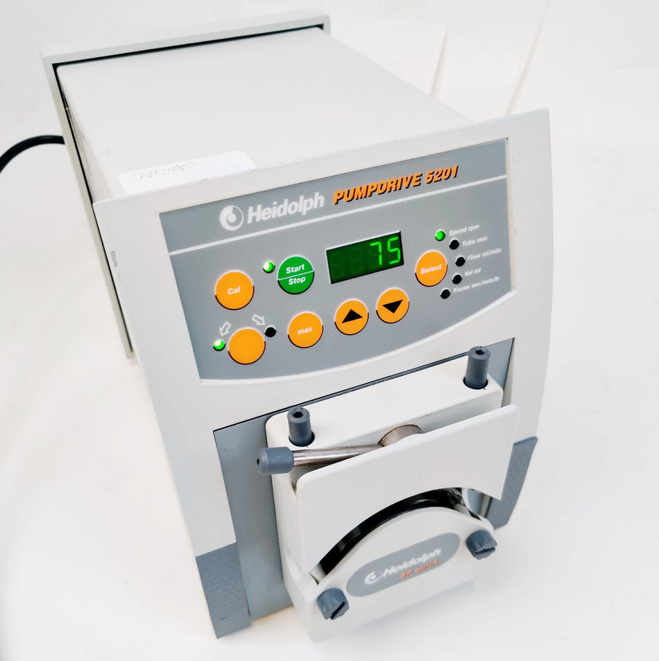 Heidolph Pump Drive 5201 with Peristaltic Pump Head Tubing 0.8 1.7 3.1 4.8 6.3