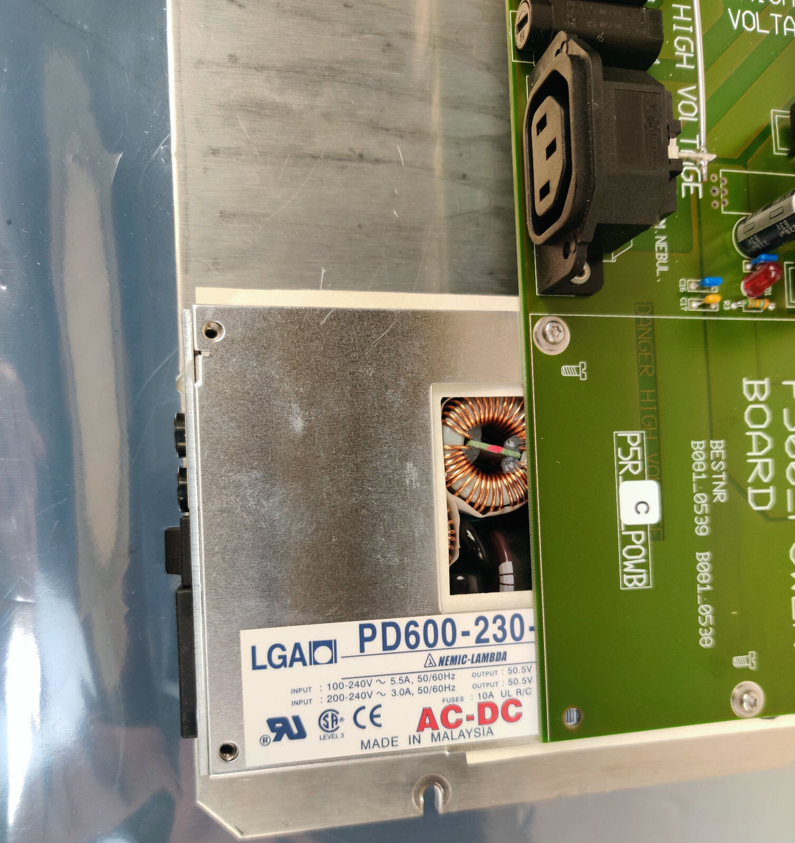 PerkinElmer N0809214 P500 Power Board RF Generator B081_0539 Optima ICP OES