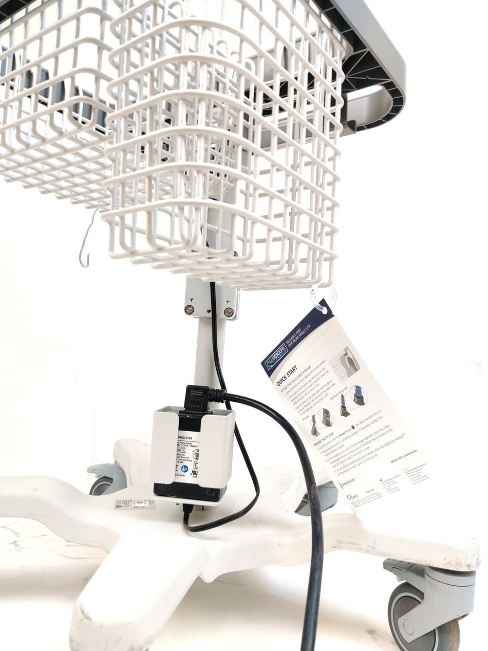 Verathon Glidescope Deluxe Rolling Cart 0570-0338 Only for GVL/AVL Video Monitor