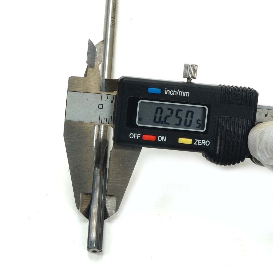 Fullerton Tool 14521 Series 1450 9/32" Dia.Dura-Carb Flute Reamer 1-1/2" L 6" OA