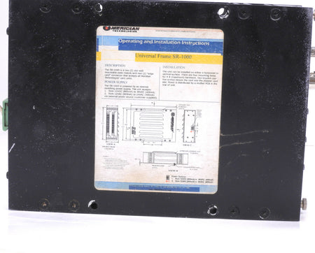 Meridian Technologies SR-1001/S (SR-1002/S) Fiber Optic Data & Video Module