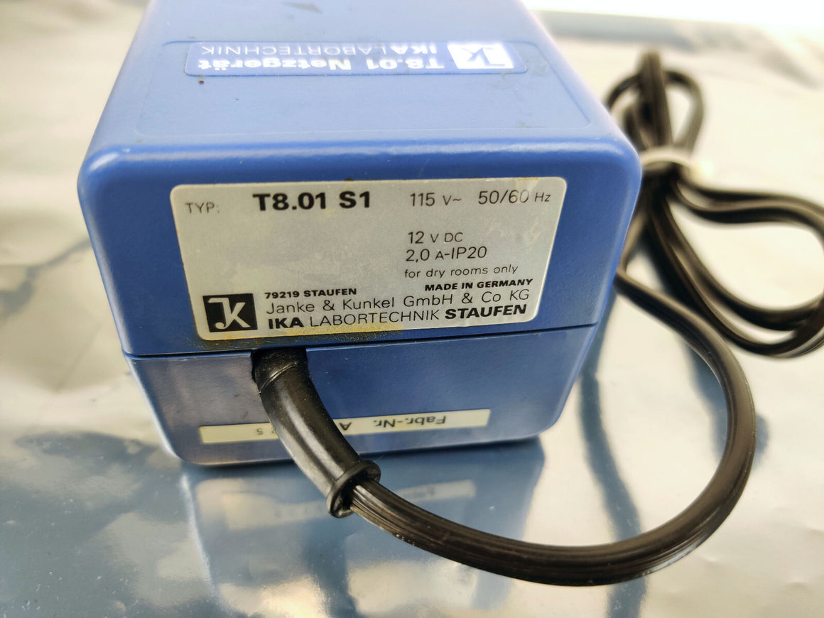 IKA Labortechnik T8.01 S1 Power Supply Unit 12V for T8 Ultra-Turrax Homogenizer