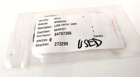PerkinElmer Nexion IPC-MS W5005836 Ion Lens Entry 3MM