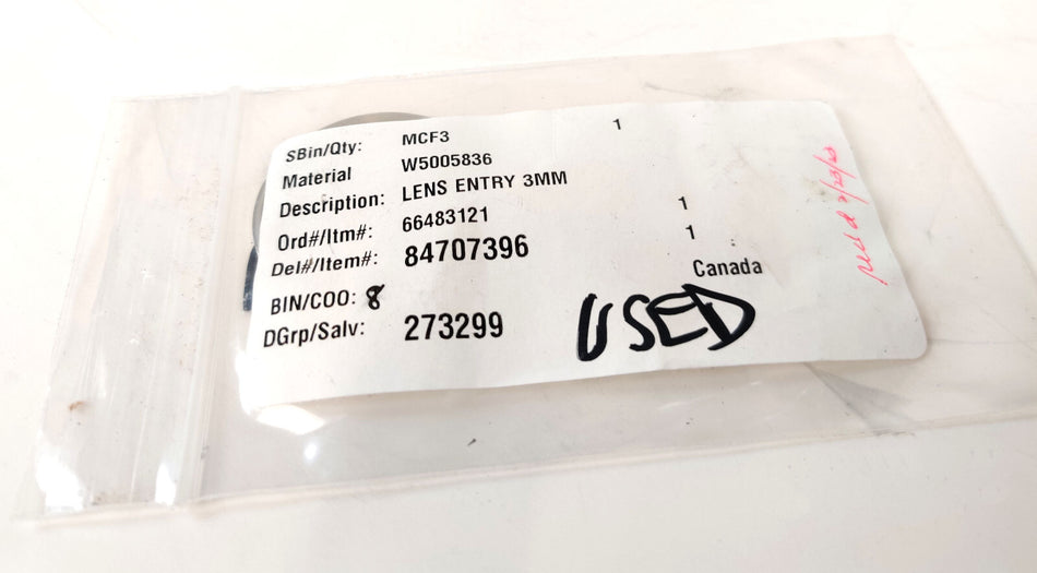 PerkinElmer PerkinElmer Nexion IPC-MS W5005836 Ion Lens Entry 3MM