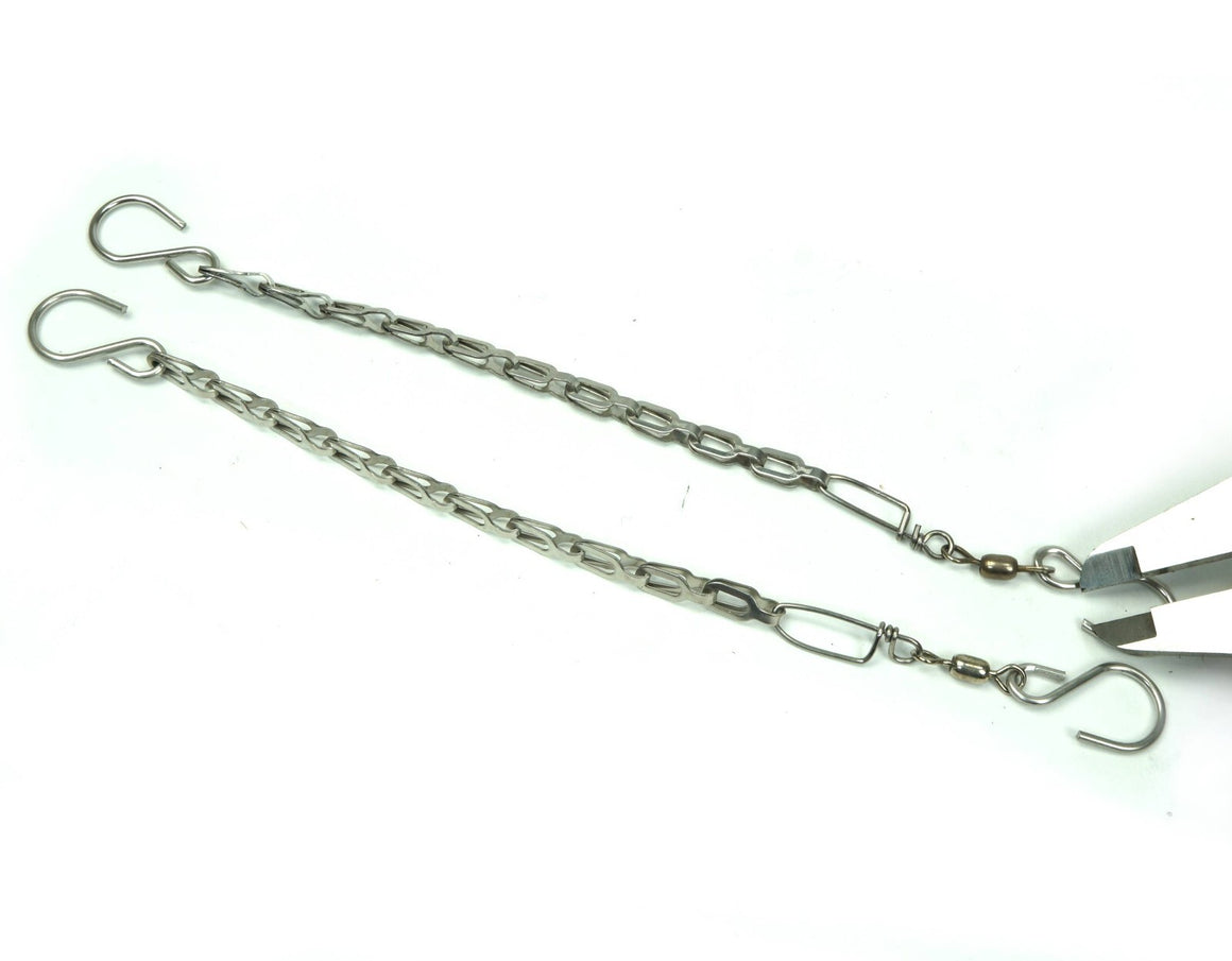 50Pcs Hanging Chain 8 3/4" Single Leg with S-Hook for Bird Feeder, Planters. NEW